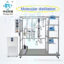 Expédition rapide évaporateur cbd de distillation de film essuyé de laboratoire